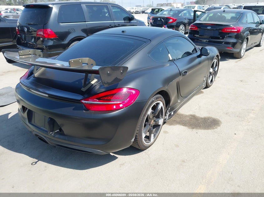 Vin: wp0aa2a88ek173035, lot: 45563634, porsche cayman 20144