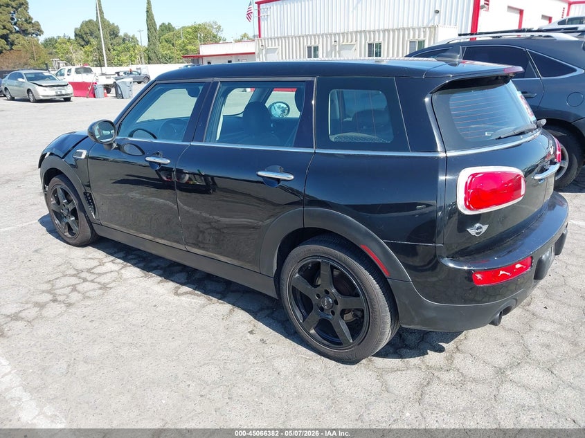 Vin: wmwln5c58g2b35129, lot: 45563927, mini clubman cooper 20163