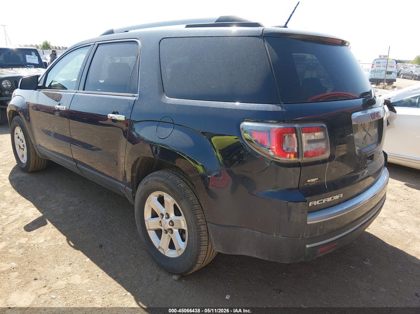 Vin: 1gkkvned6gj111437, lot: 45563983, gmc acadia sle-1 20163