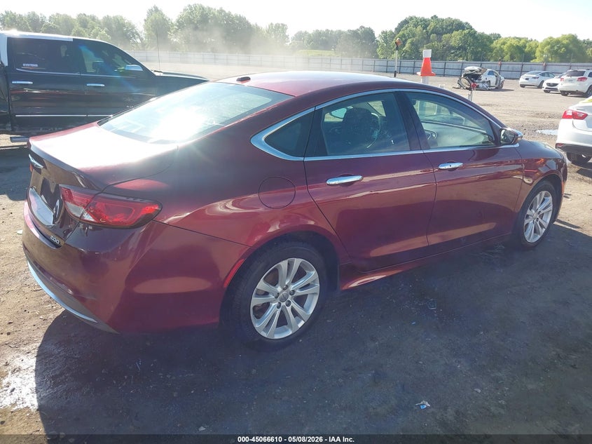 Vin: 1c3cccabxgn136529, lot: 45564155, chrysler 200 limited 20164