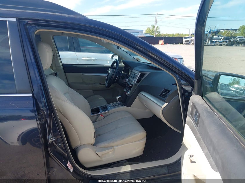 2012 Subaru Outback 2.5 2.5I Premium blue Lot 111045066648 Vin 4S4BRCCC5C3296217