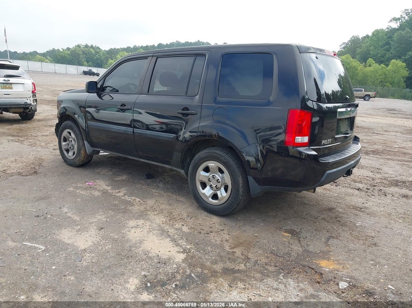 2010 Honda Pilot 3.5 Lx black Lot 111045066759 Vin 5FNYF3H23AB010727