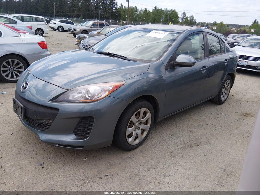 Vin: jm1bl1ug3c1525274, lot: 45564477, mazda mazda3 i sport 20122