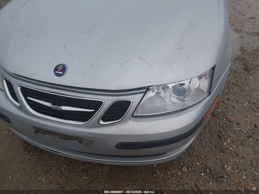 2006 Saab 9-3 2.0T VIN: YS3FD49Y861027957 Lot: 45066957