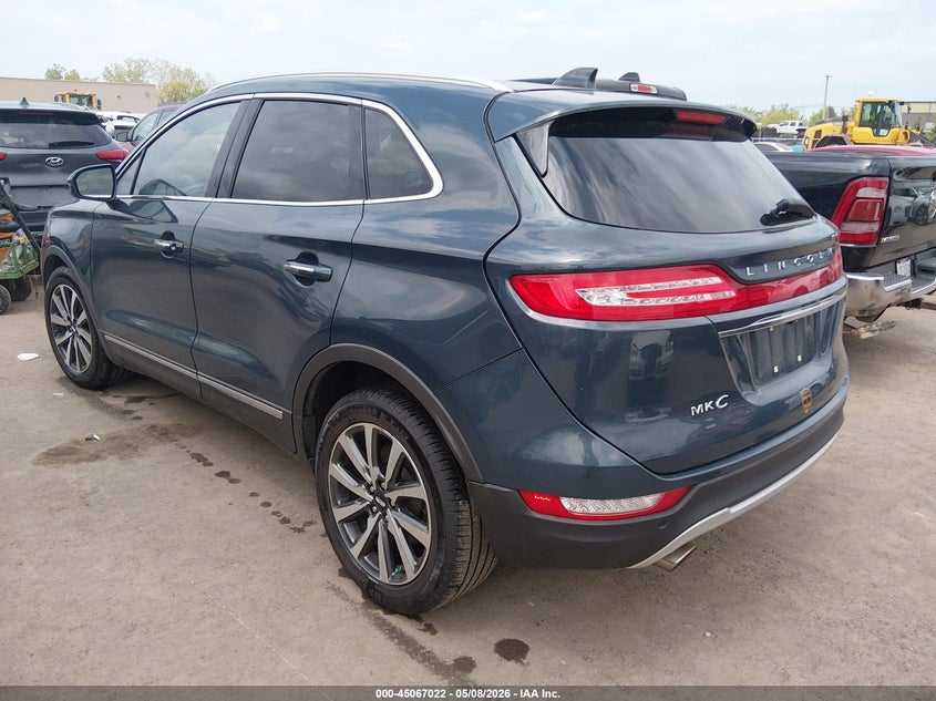 Vin: 5lmcj3c93kul26224, lot: 45564567, lincoln mkc reserve 20193