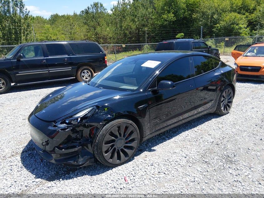 Vin: 5yj3e1ec9mf073981, lot: 45564749, tesla model 3 performance dual motor all-wheel drive 20212