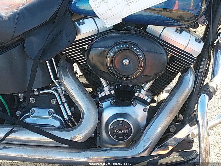 2014 Harley-Davidson Flstfb Fatboy Lo VIN: 1HD1JNV15EB047700 Lot: 45067247