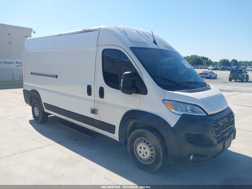 Vin: 3c6lrvdg8re102715, lot: 45564891, ram promaster 2500 tradesman high roof 159 wb w/pass seat 20241