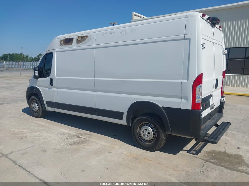 Vin: 3c6lrvdg8re102715, lot: 45564891, ram promaster 2500 tradesman high roof 159 wb w/pass seat 20243