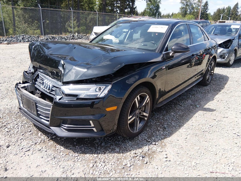 Vin: waulnaf44ha003100, lot: 45564912, audi a4 2.0t premium 20172