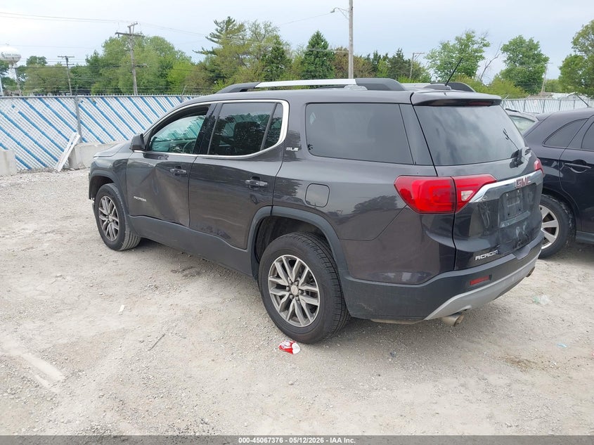 Vin: 1gkknlls1jz237669, lot: 45564921, gmc acadia sle-2 20183