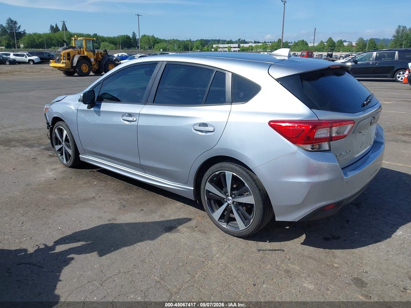 Vin: 4s3gtak63j3715996, lot: 45564962, subaru impreza 2.0i sport 20183
