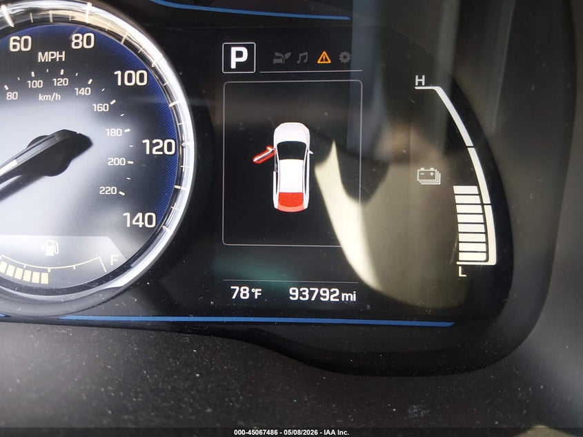 2018 Hyundai Ioniq Hybrid Blue VIN: KMHC65LC3JU073657 Lot: 45067486