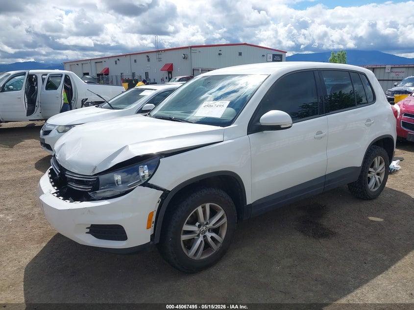 2014 Volkswagen Tiguan S WVGBV3AX0EW527172 photo 1