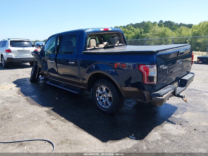 Vin: 1ftew1ef6gkd08005, lot: 45565332, ford f-150 lariat 20163