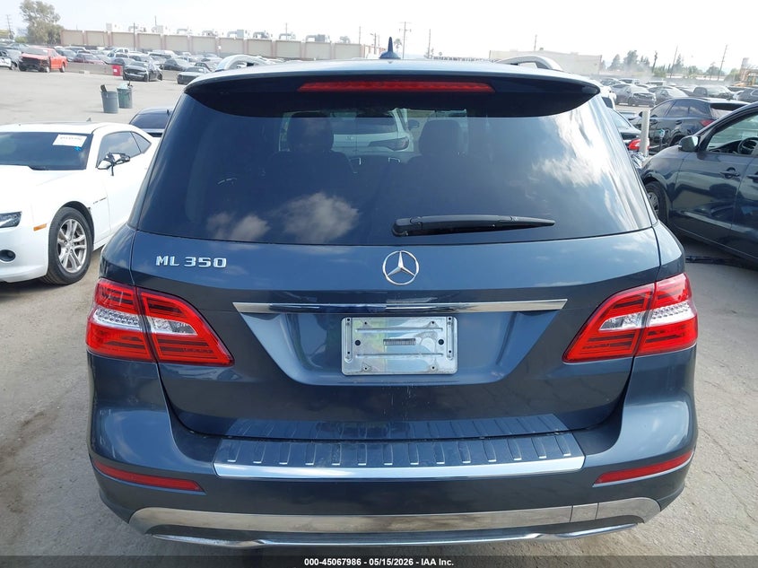 2014 Mercedes-Benz Ml 350 VIN: 4JGDA5JB2EA292002 Lot: 45067986