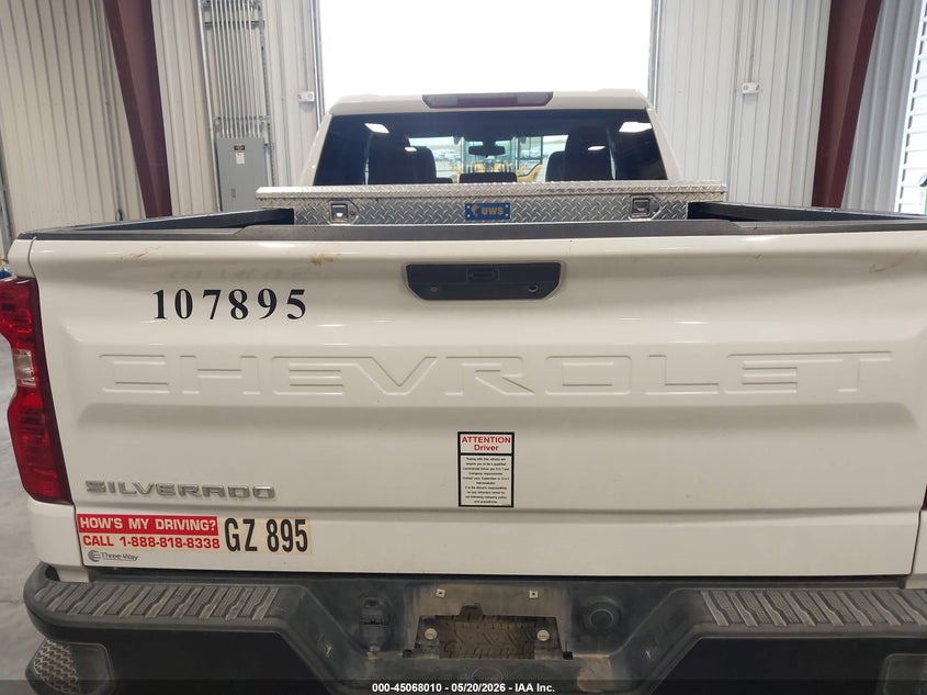 2021 CHEVROLET SILVERADO 1500 5.3L V-8 DI, VVT, 35(VIN: 1GCRYAEF2MZ122654