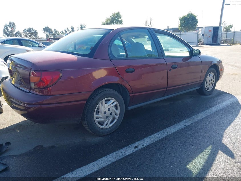 2002 SATURN SL SEDAN 1.9L I-4 100HP