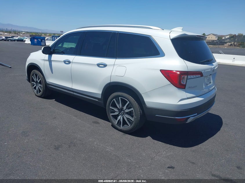 Vin: 5fnyf6h6xmb025489, lot: 45565686, honda pilot awd touring 7 passenger 20213
