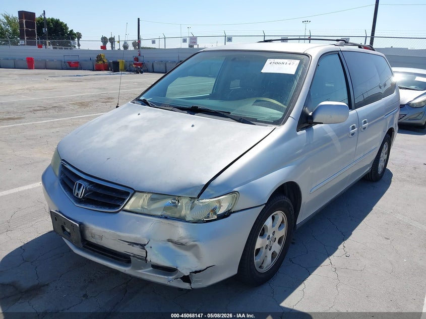 2002 Honda Odyssey Ex VIN: 2HKRL18682H522863 Lot: 45068147