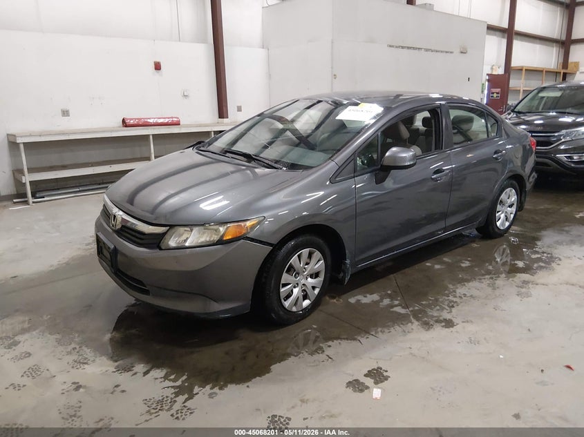 2012 Honda Civic Lx 2HGFB2F5XCH600495 photo 1