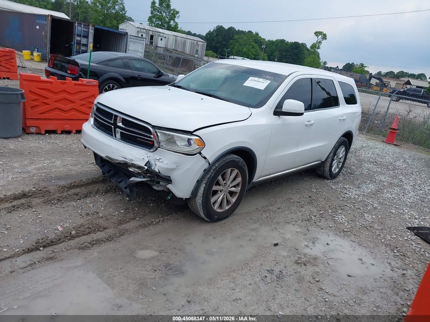 Vin: 1c4rdjag2ec381451, lot: 45565892, dodge durango sxt 20142