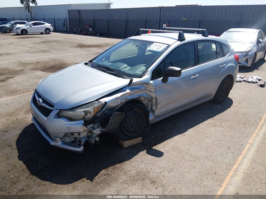 Vin: jf1gpaa61g9231519, lot: 45565967, subaru impreza 2.0i 20162