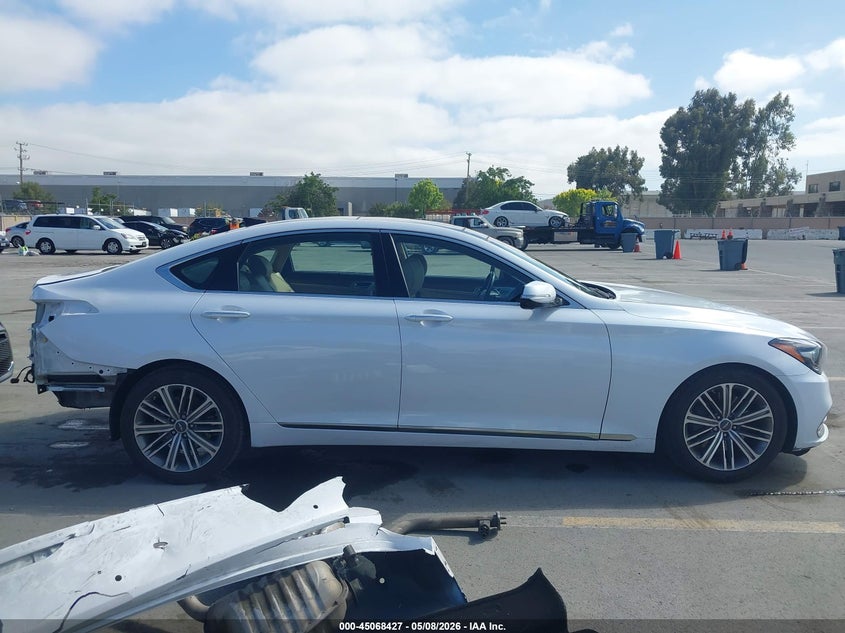 2018 Genesis G80 3.8 VIN: KMHGN4JE3JU238416 Lot: 45068427
