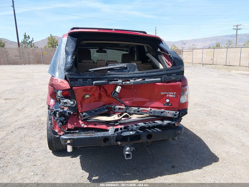 2007 Land Rover Range Rover Sport Hse VIN: SALSF25437A108303 Lot: 45068433