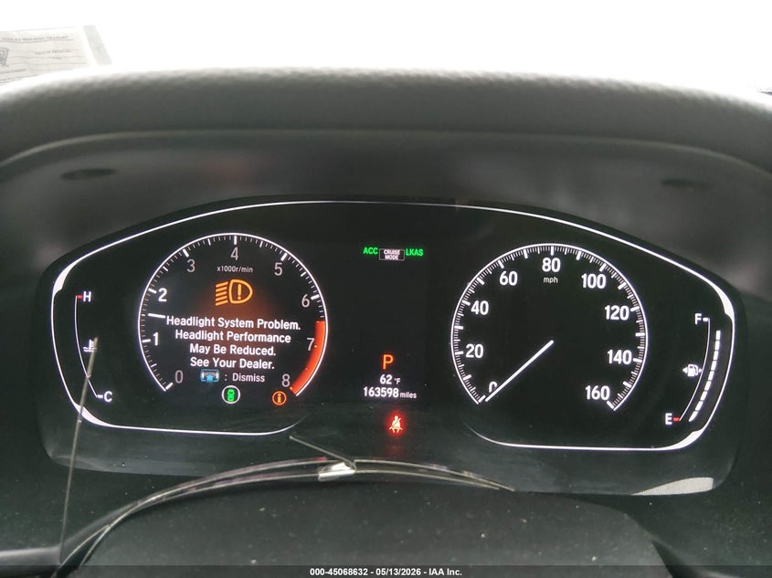 VIN 1HGCV1F38KA099803 2019 HONDA ACCORD SPORT