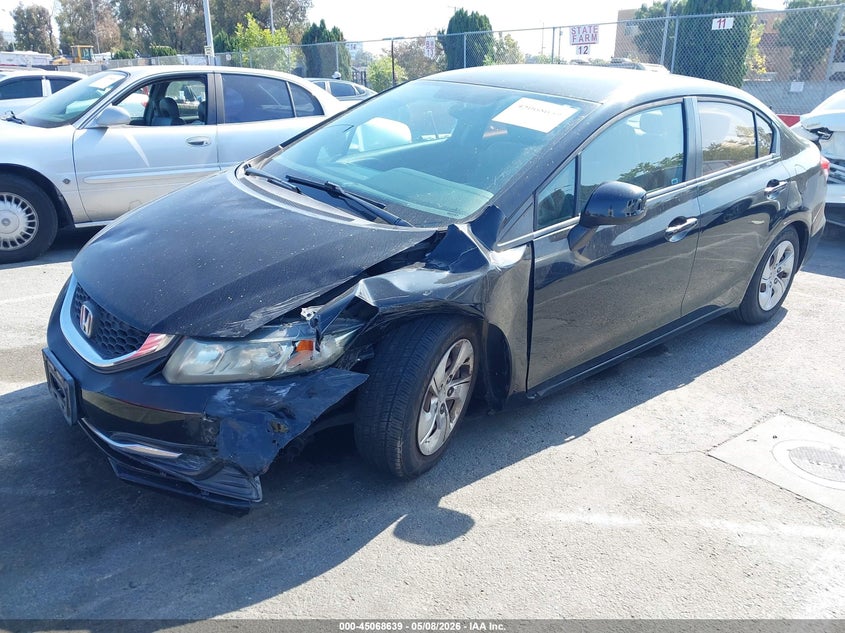2013 Honda Civic Lx 19XFB2F58DE273395 photo 1
