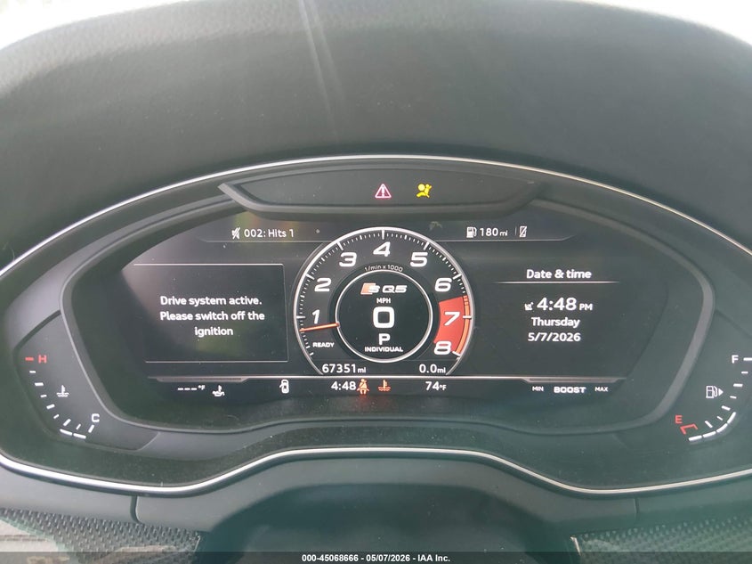 2019 Audi Sq5 3.0T Premium VIN: WA1C4AFY3K2078200 Lot: 45068666