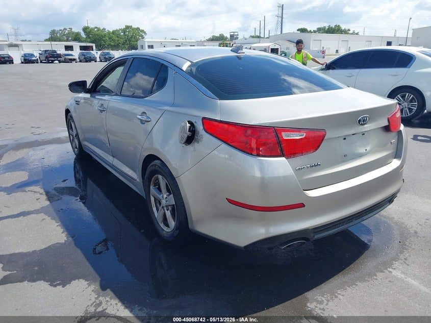 Vin: 5xxgm4a75eg310446, lot: 45566287, kia optima lx 20143