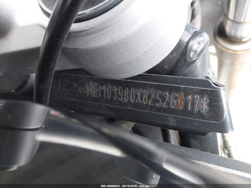 2008 BMW R1200 R VIN: WB103980X8ZS26017 Lot: 45068834