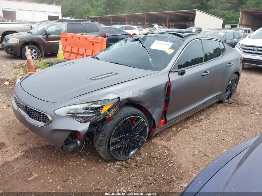Vin: knae45lc9n6104503, lot: 45566496, kia stinger gt1 20222