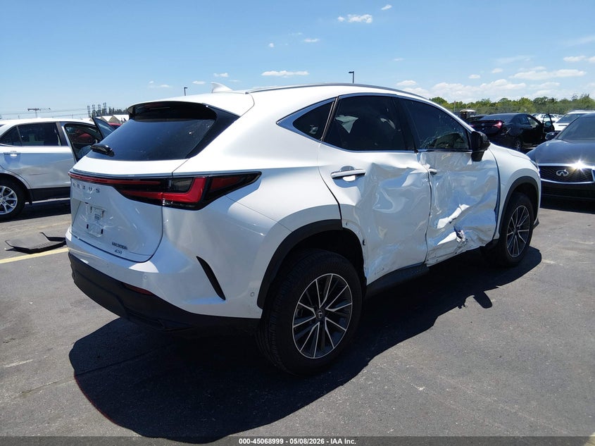 Vin: jtjhkcez7s2062733, lot: 45566553, lexus nx 350h luxury 20254
