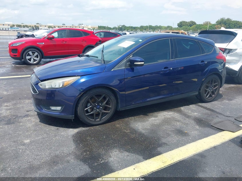 Vin: 1fadp3k26gl226703, lot: 45566759, ford focus se 20162