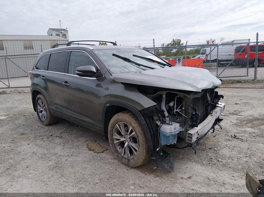 Vin: 5tdjkrfh3es045051, lot: 45566932, toyota highlander xle v6 2014 img_1