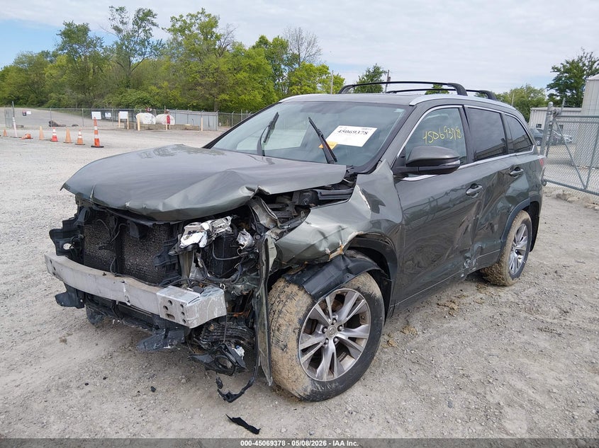 Vin: 5tdjkrfh3es045051, lot: 45566932, toyota highlander xle v6 20142