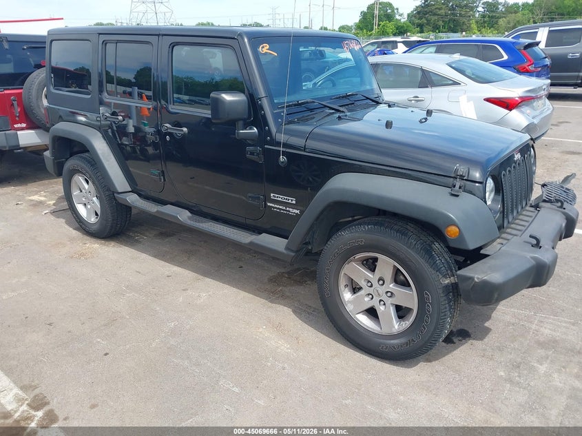 2018 Jeep Wrangler Jk Unlimited Sport S 4X4