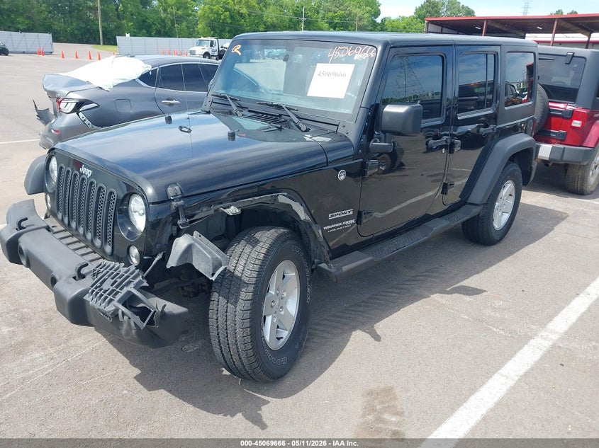 2018 Jeep Wrangler Jk Unlimited Sport S 4x4 1C4BJWDG0JL859427 photo 1