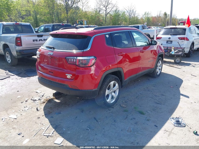 Vin: 3c4njdbb3jt435642, lot: 45567346, jeep compass latitude 4x4 20184