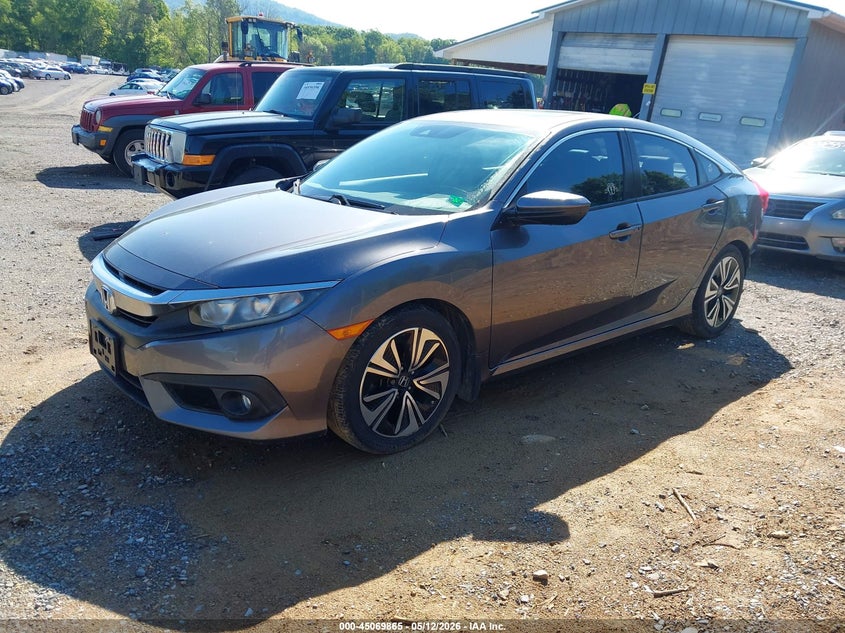 2017 Honda Civic Ex-L 19XFC1F88HE015921 photo 1