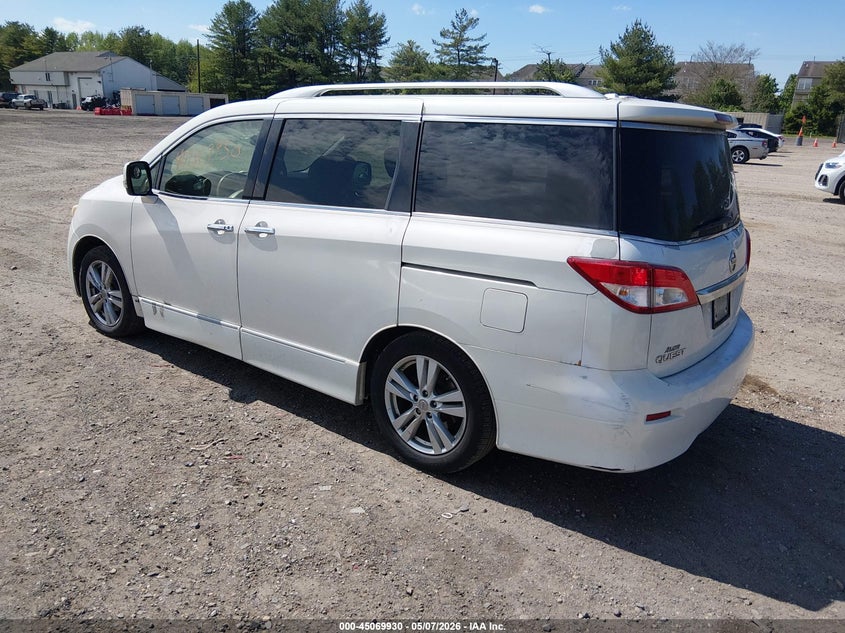 Vin: jn8ae2kp3d9064745, lot: 45567484, nissan quest sl 20133