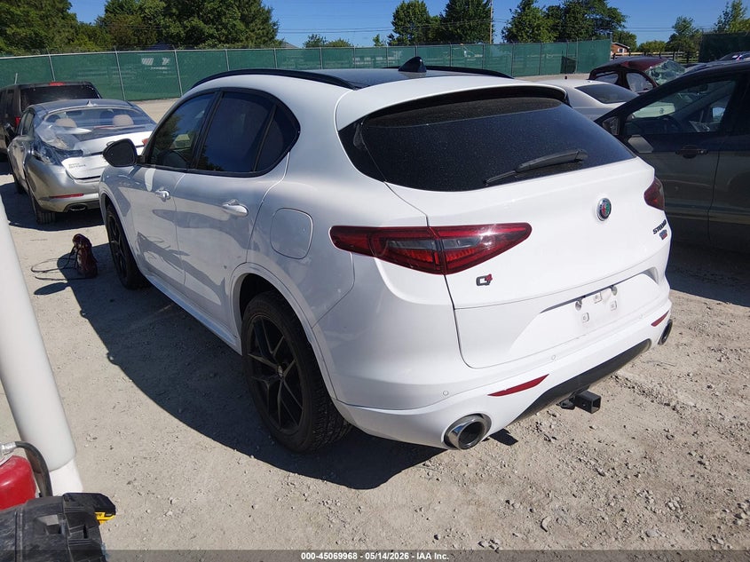 Vin: zaspakbn3m7d02127, lot: 45567522, alfa romeo stelvio ti awd 20213