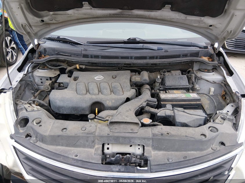 2011 Nissan Versa 1.8 1.8S silver Lot 111045070011 Vin 3N1BC1CP0BL463280