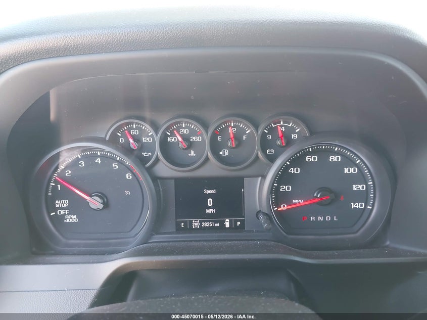 VIN 1GCPDBEK0PZ272546 2023 CHEVROLET SILVERADO 1500 4WD  SHORT BED CUSTOM