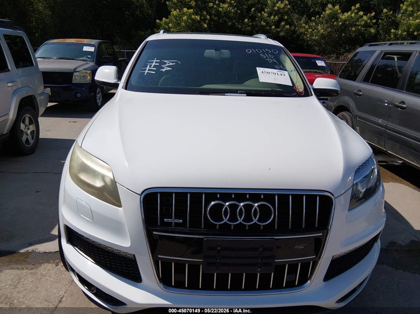 2011 Audi Q7 3.0T S Line Prestige VIN: WA1DGBFEXBD010150 Lot: 45070149