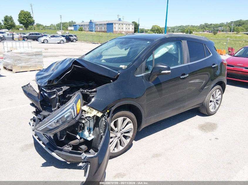 Vin: kl4cjasb7jb715761, lot: 45567752, buick encore preferred 20182