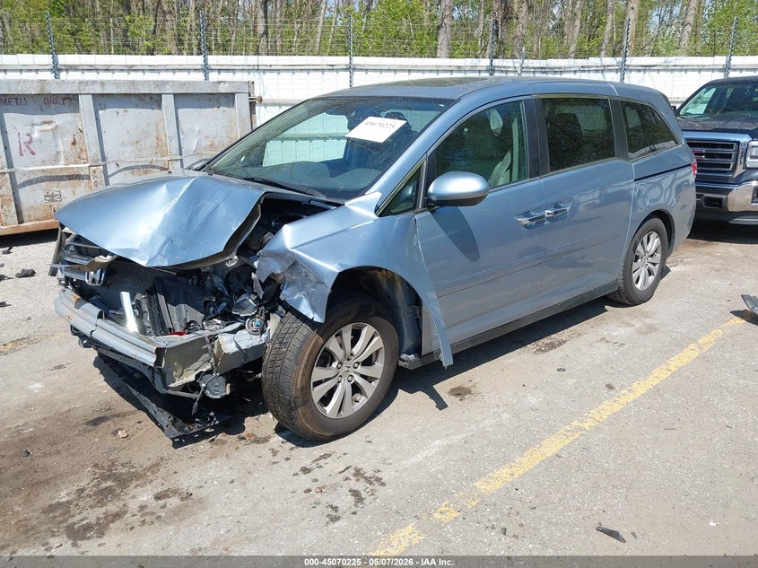 2014 Honda Odyssey Ex-L 5FNRL5H66EB123153 photo 1